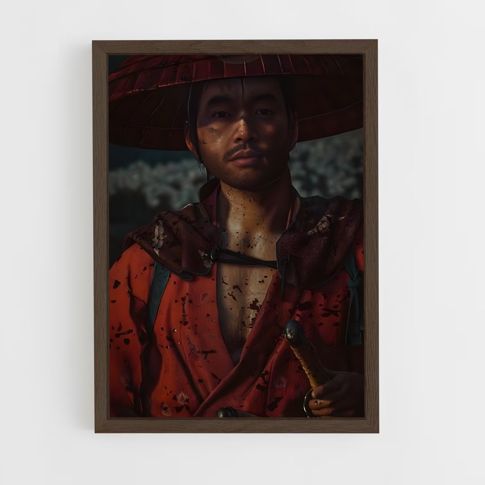Poster L'Homme à l'Ombrella – affiche Ghost of tsushima (vue 5)